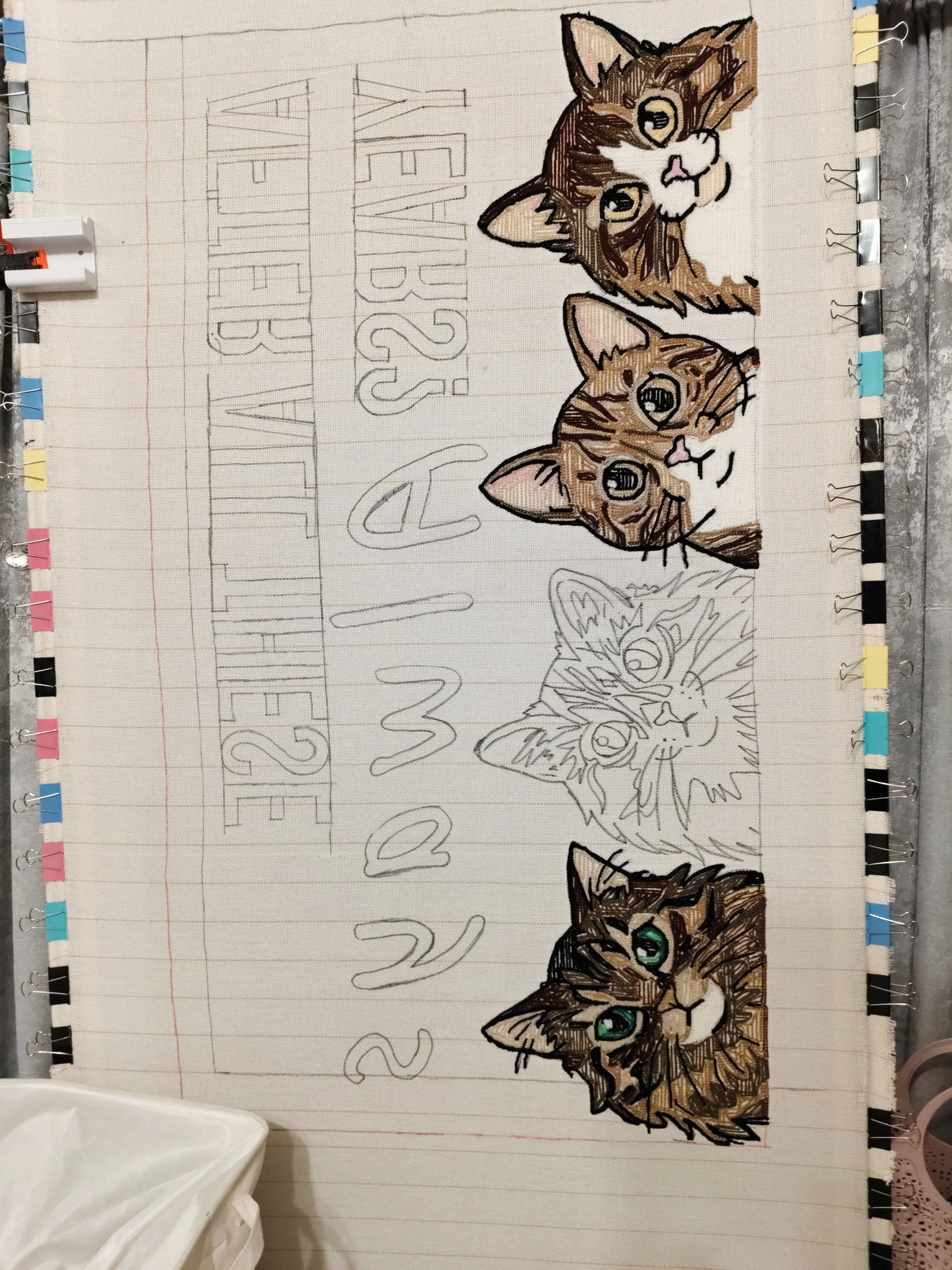 Фото этапа "Забивка ворсом" для ковра: Тафтинг ковров на заказ: как создаётся премиальный ковёр и почему его выбирают