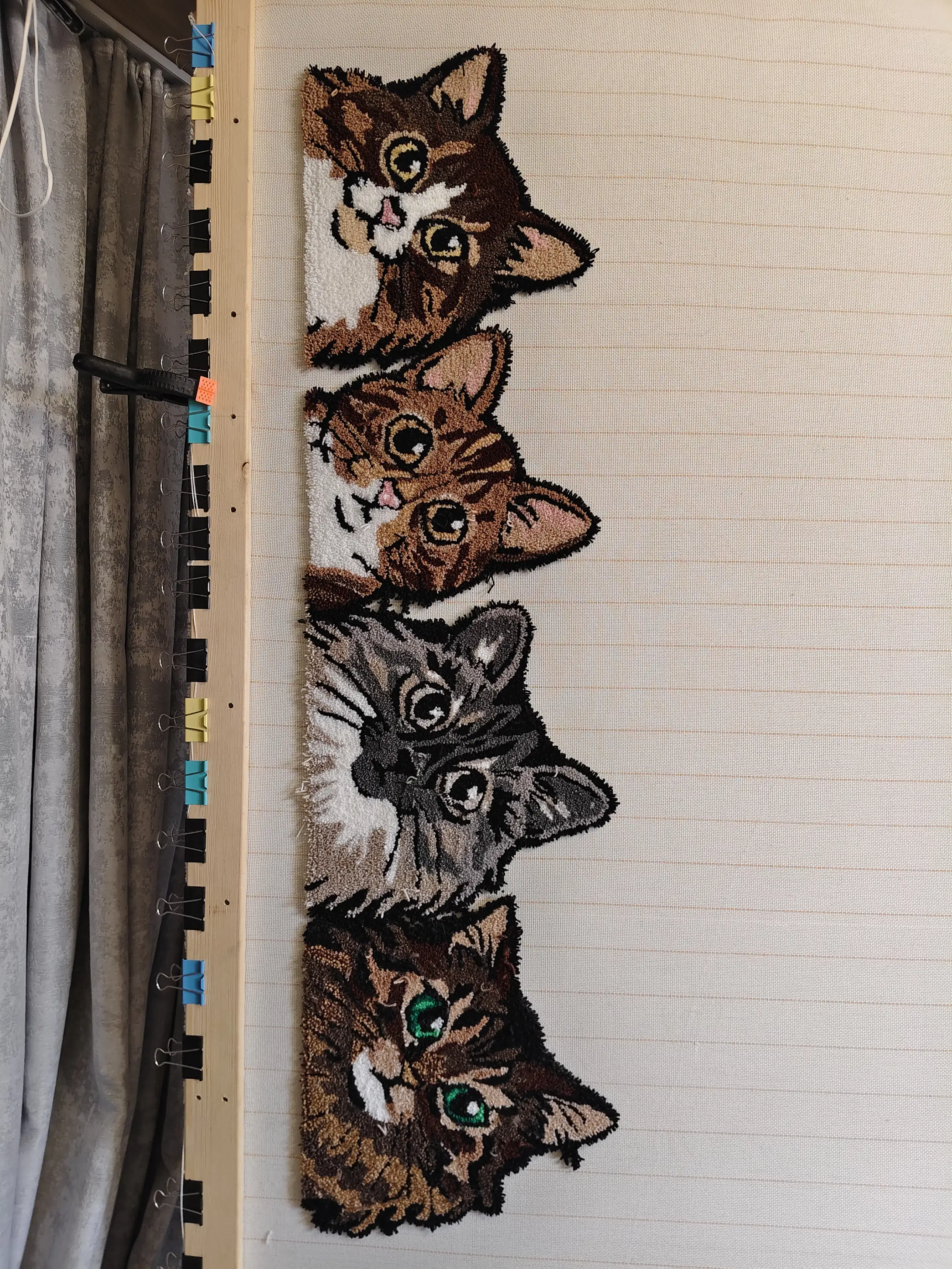 Фото этапа "Промежуточный отчет" для ковра: Тафтинг ковров на заказ: как создаётся премиальный ковёр и почему его выбирают