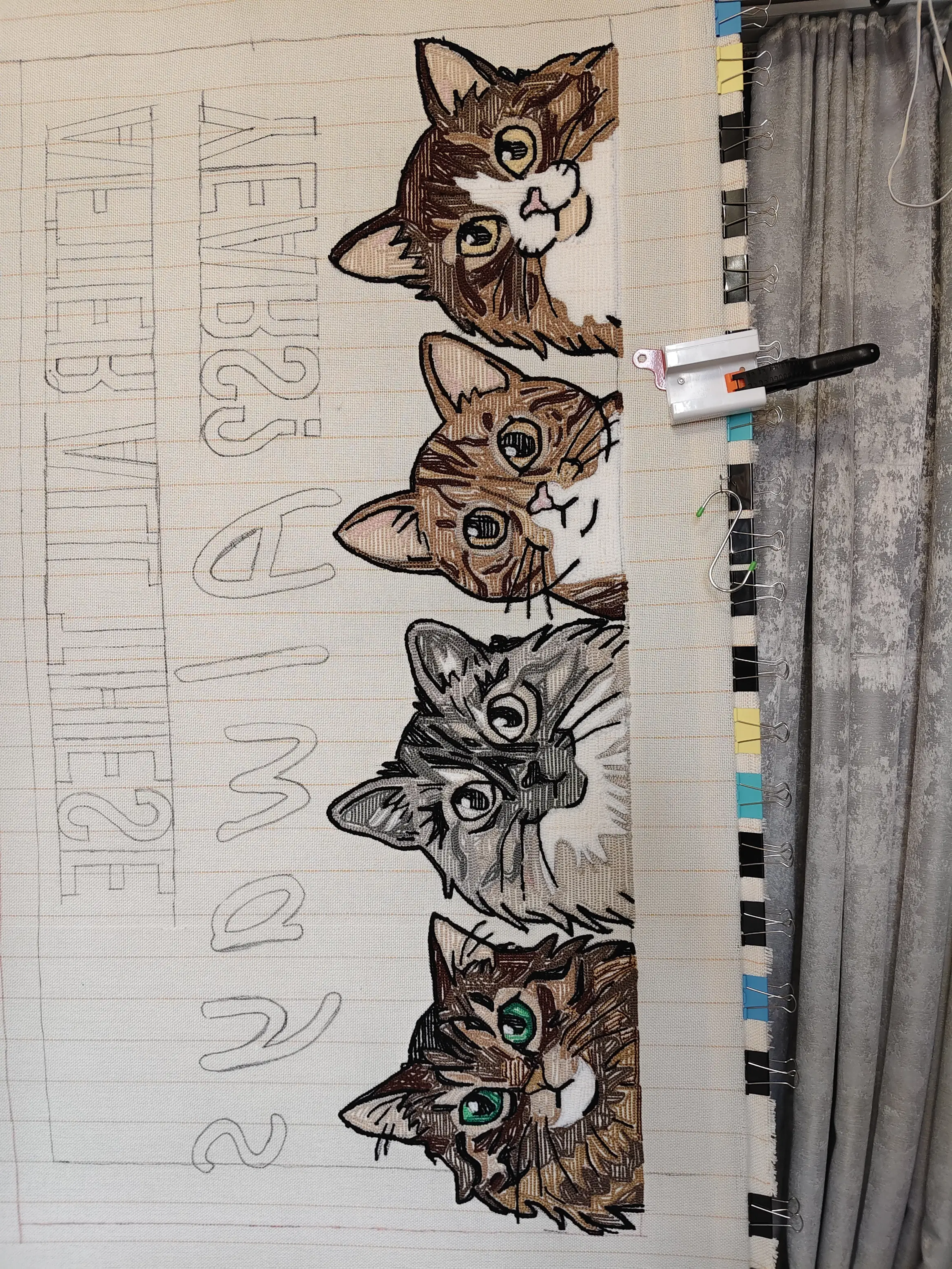 Фото этапа "Промежуточный отчет" для ковра: Тафтинг ковров на заказ: как создаётся премиальный ковёр и почему его выбирают