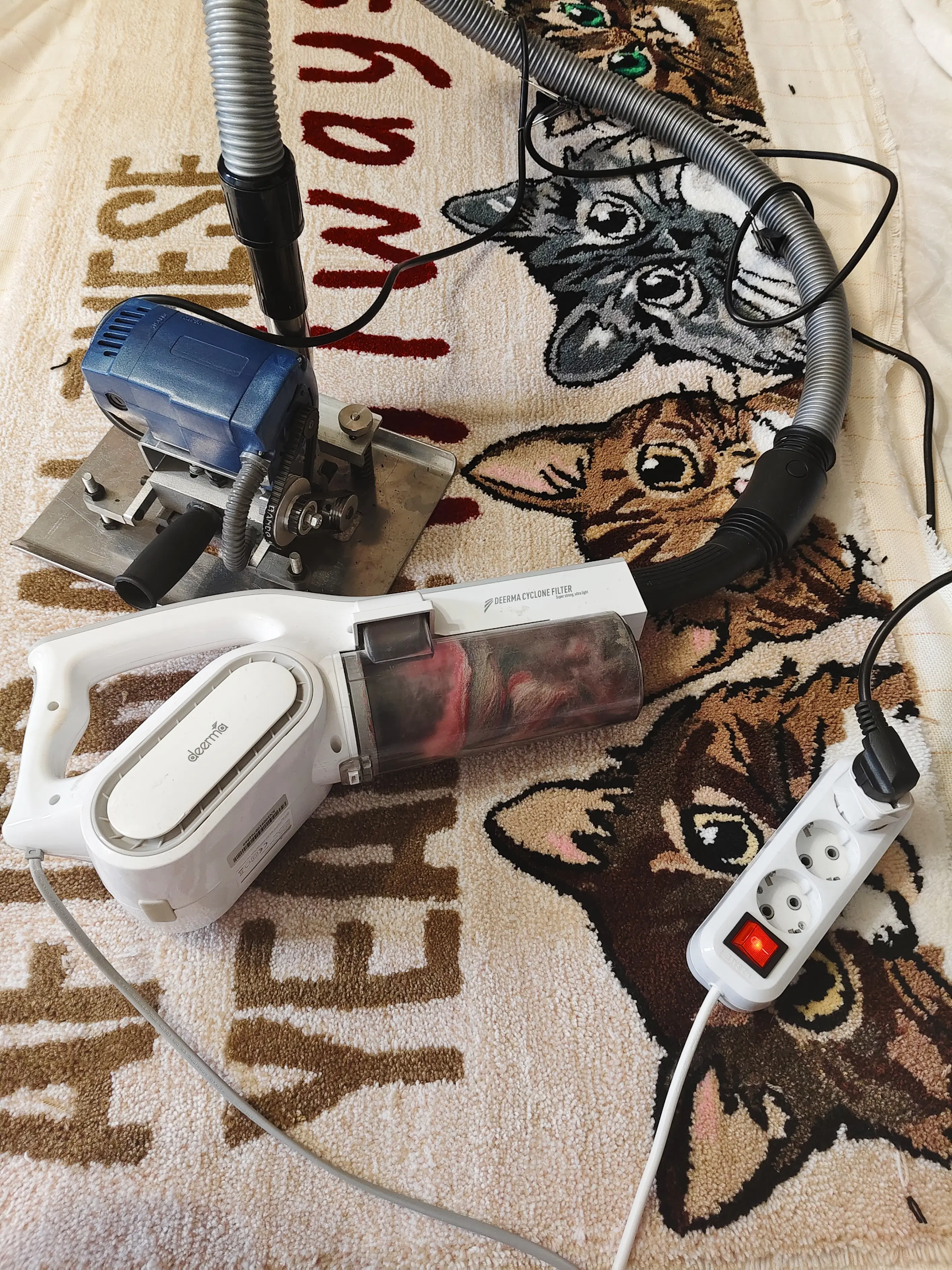 Фото этапа "Стрижка ворса" для ковра: Тафтинг ковров на заказ: как создаётся премиальный ковёр и почему его выбирают