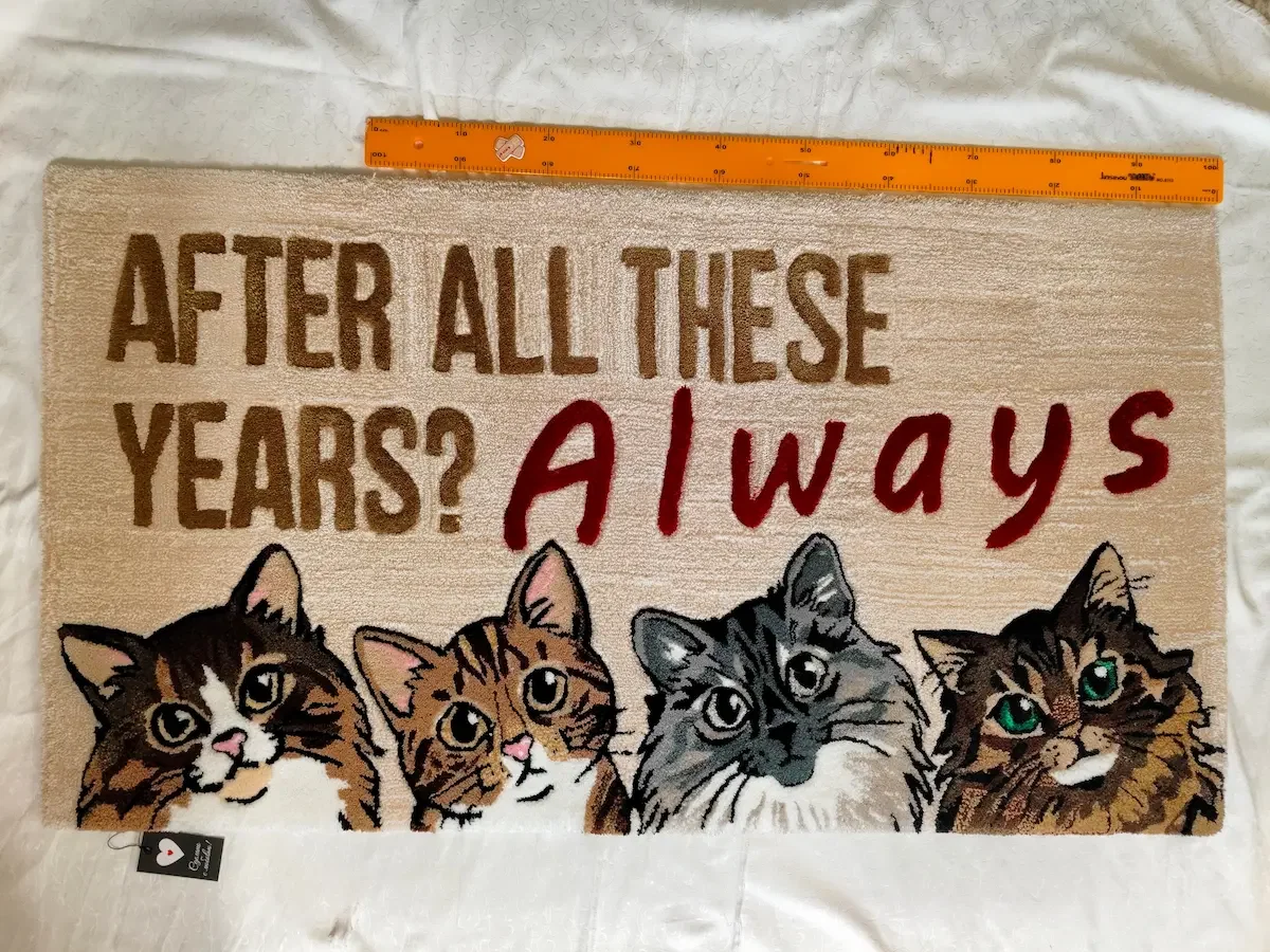 Фото этапа "Итоговый отчет" для ковра: Тафтинг ковров на заказ: как создаётся премиальный ковёр и почему его выбирают