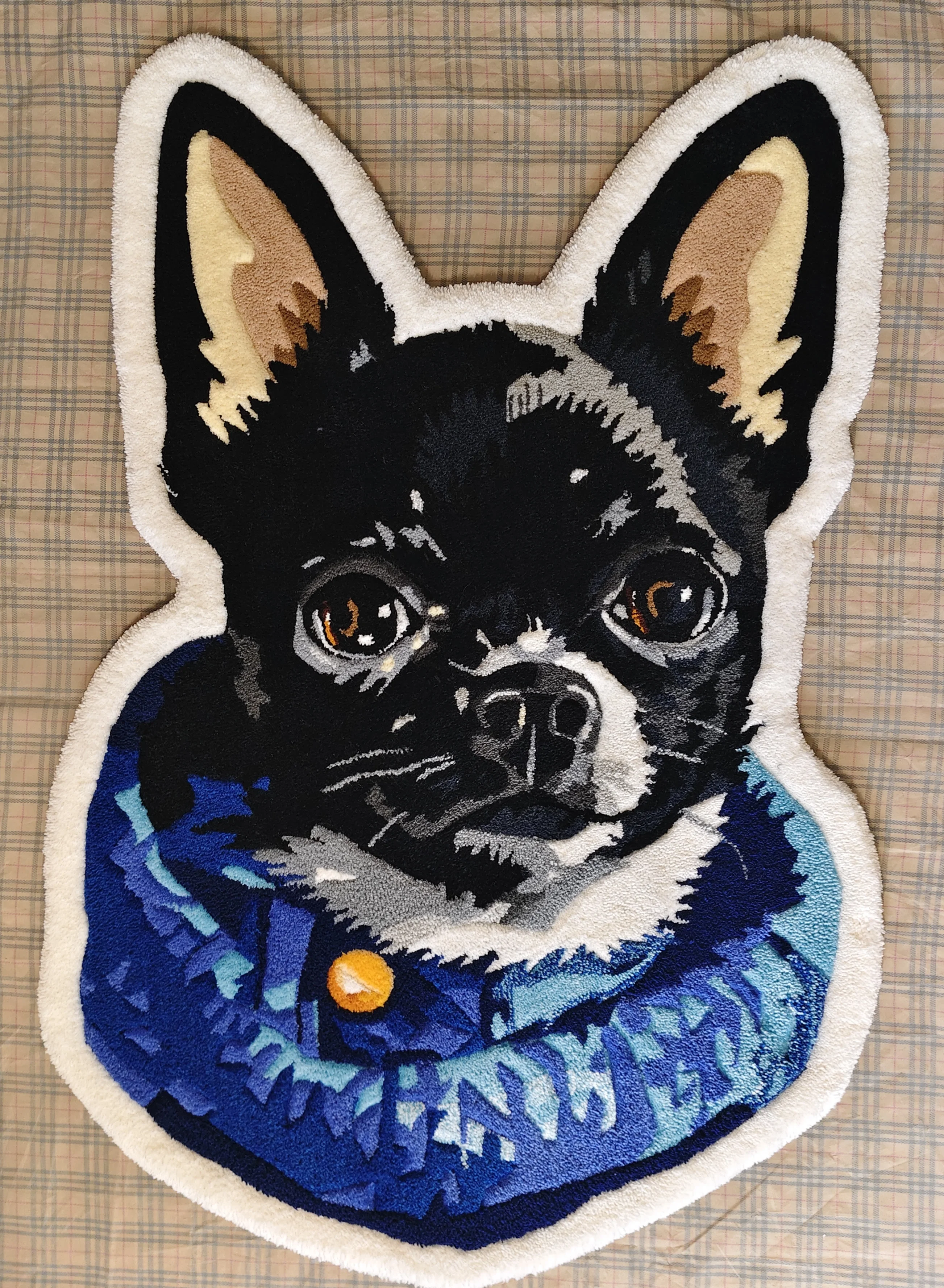 Фото этапа "Итоговый отчет" для ковра: Ковёр по фотографии на заказ — тафтинг с характером