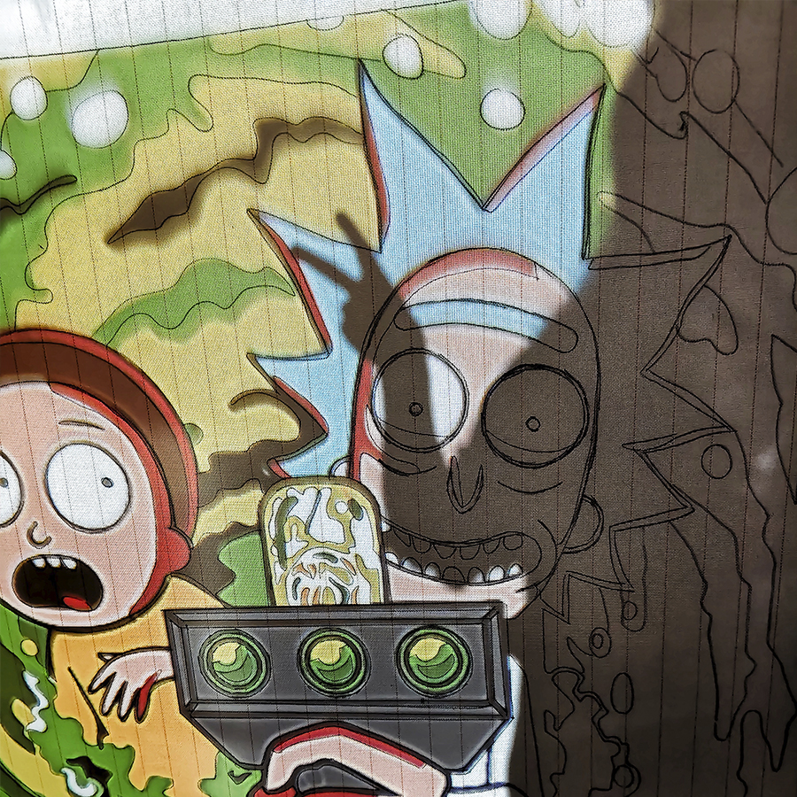 Тафтинговый ковёр на заказ DuoGuru по авторскому рисунку