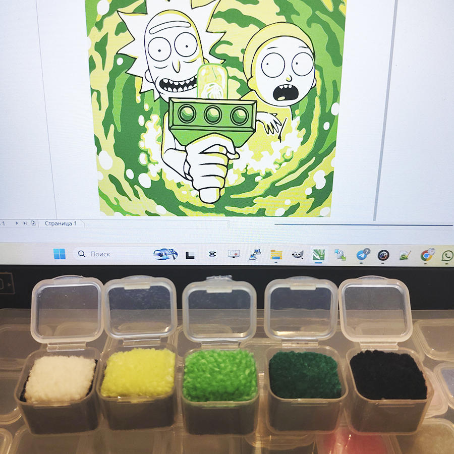 duoguru подготовка макета и палитры для ковра ручной работы