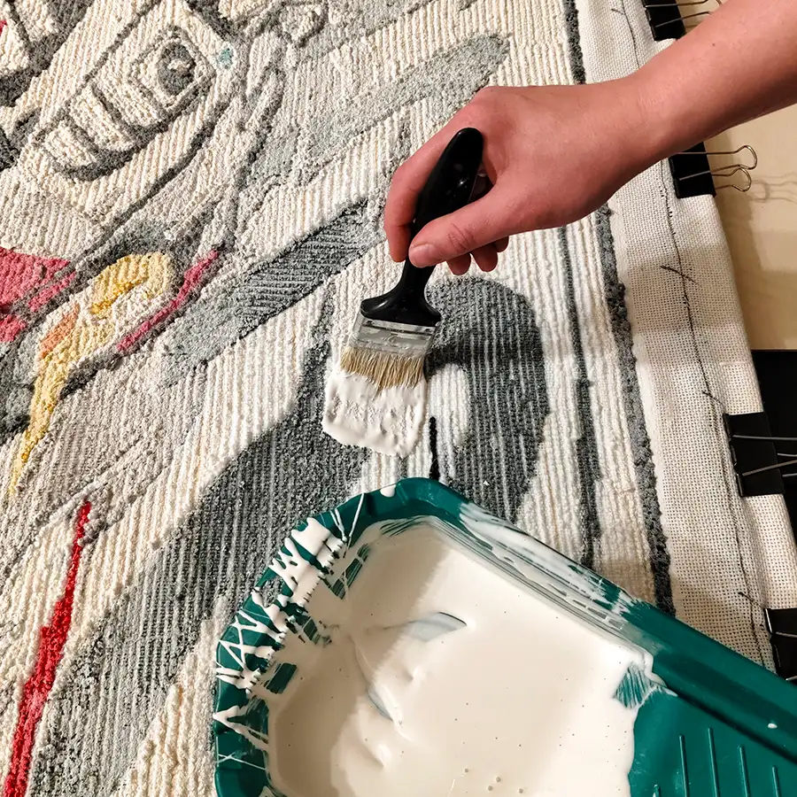 Акриловая пряжа для ковра ручной работы duoguru