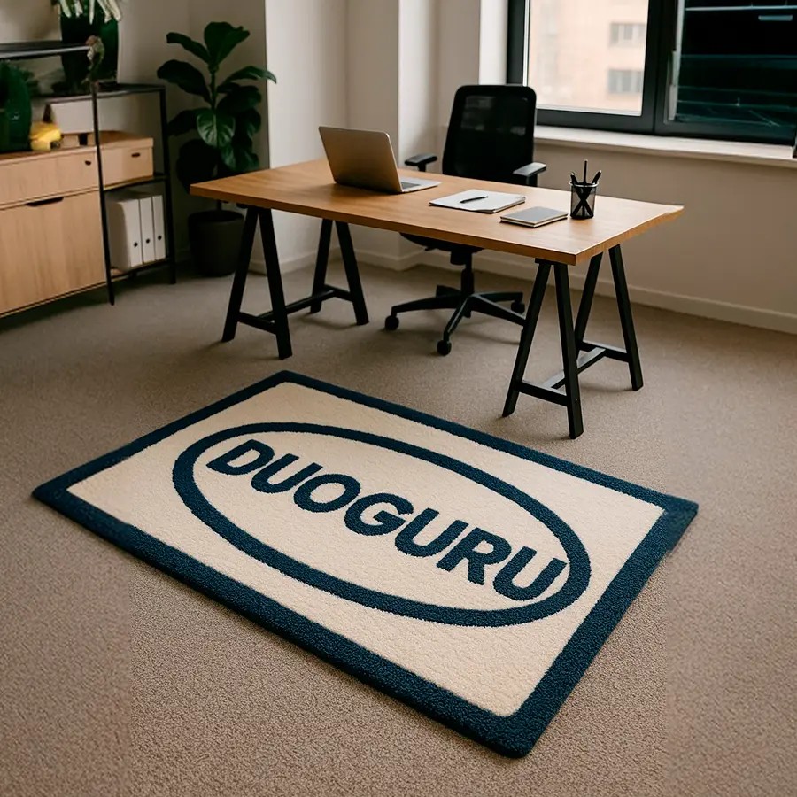 Ковер с логотипом в офис