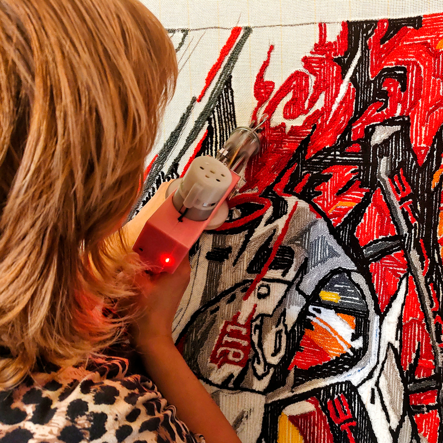 Тафтинговый ковёр проект 1 превью 5 webp